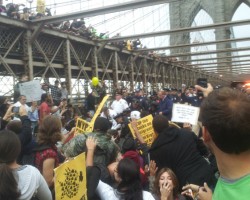 BREAKING WATCH LIVE: Thousands Block Brooklyn Bridge #OccupyWallStreet