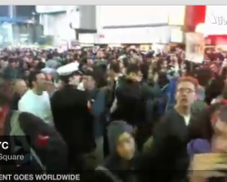 LIVE: Unbelievable! Thousands of People Pouring into Times Square #OccupyWallStreet #OWS #O15
