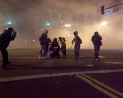 Disturbing Video – Police fire tear gas at #OccupyOakland protesters