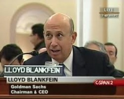 Goldman’s Lloyd Blankfein chilling with President Obama today