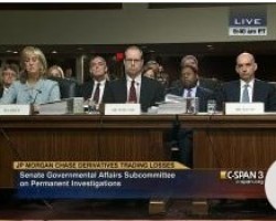 LIVE: Senate Hearing on JPMorgan Chase Whale Trades: A Case History of Derivatives Risks and Abuses