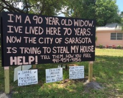 90-year-old widow fights foreclosure