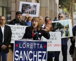 Backed by ‘Occupy’ activists, Loretta Sanchez criticizes Kamala Harris’ signature mortgage settlement